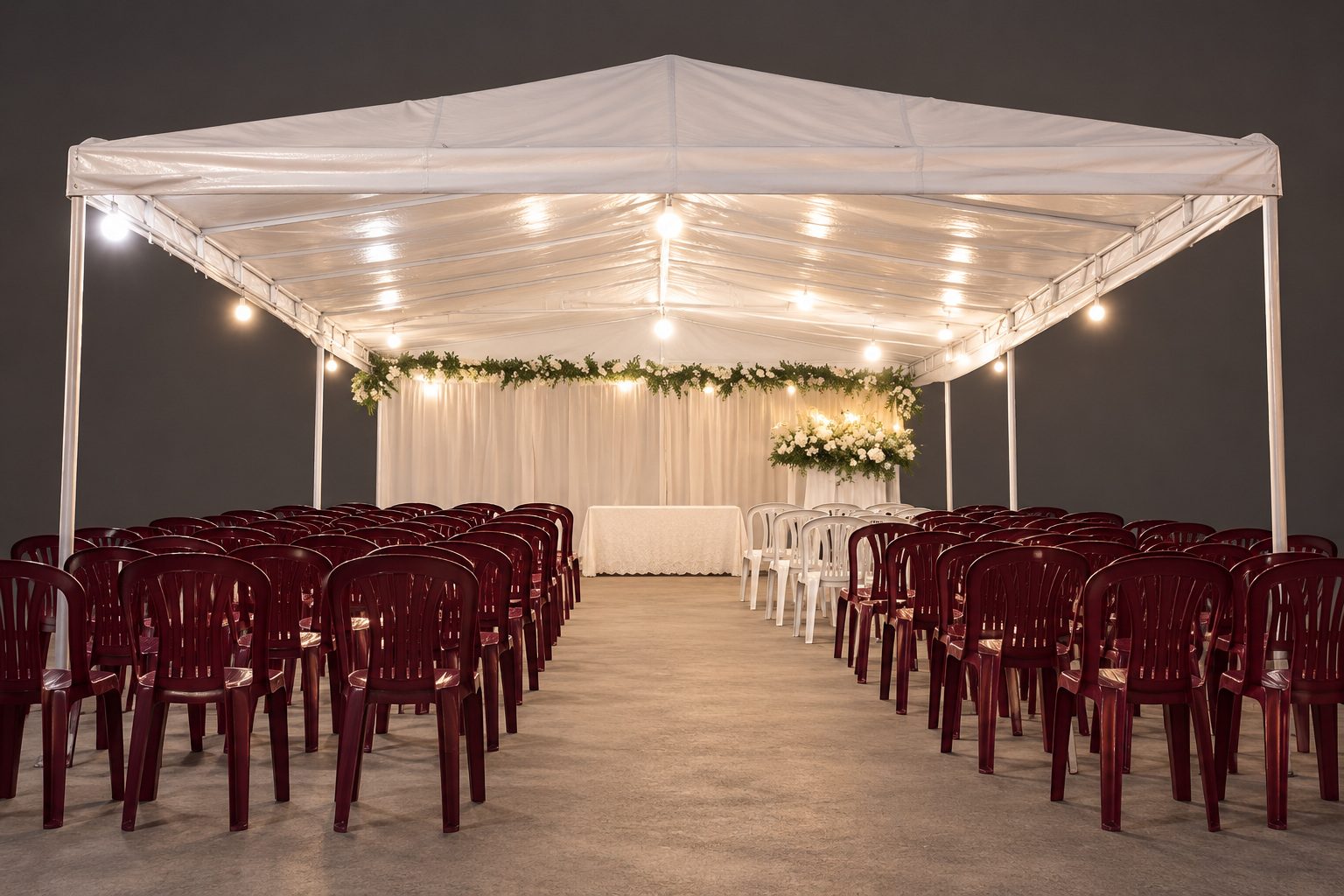 Evento noturno montado pela Grand Eventos